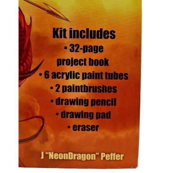 Impact Dragonart How to Draw and Paint Fantastic Creatures 12 Piece Kit - Picture 2 of 6